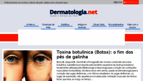 What Dermatologia.net website looked like in 2017 (6 years ago)