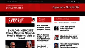 What Diplomatist.com website looked like in 2017 (6 years ago)