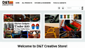 What Dtcreativestore.com website looked like in 2017 (6 years ago)
