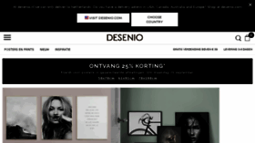 What Desenio.nl website looked like in 2017 (6 years ago)
