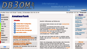 What Db3om.de website looked like in 2017 (6 years ago)