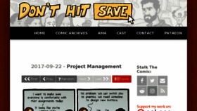 What Donthitsave.com website looked like in 2017 (6 years ago)