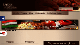 What Dobrakielbasa.pl website looked like in 2017 (6 years ago)