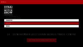 What Dubaimotorshow.com website looked like in 2017 (6 years ago)