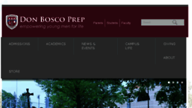 What Donboscoprep.org website looked like in 2017 (7 years ago)