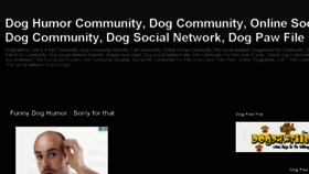 What Dogpawfile.com website looked like in 2017 (6 years ago)