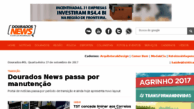 What Douradosnews.com.br website looked like in 2017 (6 years ago)