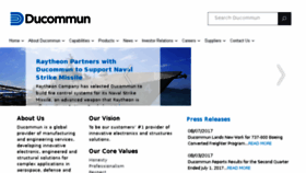 What Ducommun.com website looked like in 2017 (6 years ago)