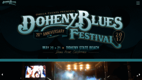 What Dohenybluesfestival.com website looked like in 2017 (6 years ago)