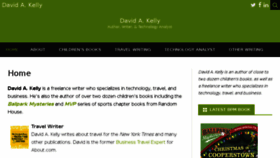 What Davidakelly.com website looked like in 2017 (6 years ago)