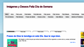 What Deseosfelizdiasemana.com website looked like in 2017 (8 years ago)
