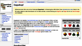 What Doppelkopf-wiki.de website looked like in 2017 (6 years ago)