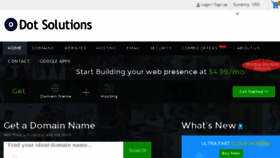 What Dotsolutions.co.in website looked like in 2017 (6 years ago)