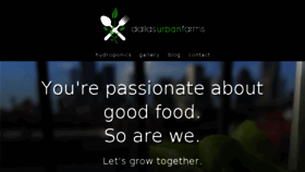 What Dallasurbanfarms.com website looked like in 2017 (6 years ago)