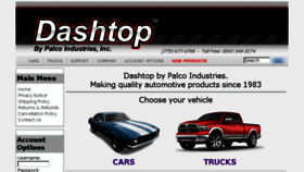 What Dashtop.com website looked like in 2017 (6 years ago)