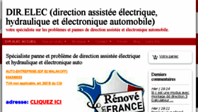 What Direction-electrique.fr website looked like in 2017 (6 years ago)