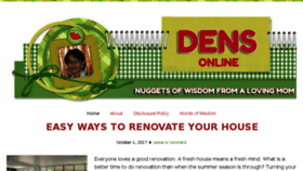 What Densonline.com website looked like in 2017 (6 years ago)