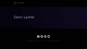 What Darcilynne.com website looked like in 2017 (8 years ago)