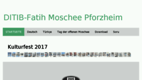 What Ditib-pforzheim.de website looked like in 2017 (6 years ago)