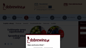 What Dobrewina.pl website looked like in 2017 (6 years ago)