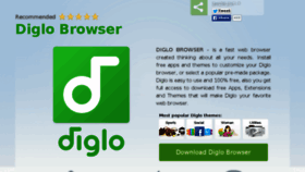 What Diglobrowser.com website looked like in 2017 (6 years ago)