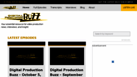 What Digitalproductionbuzz.com website looked like in 2017 (6 years ago)