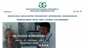 What Dggg.de website looked like in 2017 (6 years ago)