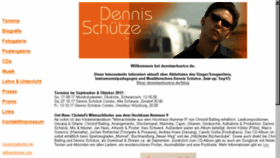 What Dennisschuetze.de website looked like in 2017 (6 years ago)