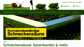 What Der-schneckenzaun.de website looked like in 2017 (6 years ago)