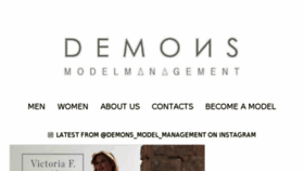 What Demonsmodelmgmt.com website looked like in 2017 (6 years ago)