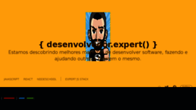 What Desenvolvedor.expert website looked like in 2017 (6 years ago)