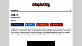 What Diepio.org website looked like in 2017 (7 years ago)