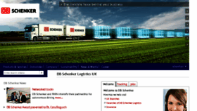 What Dbschenker.co.uk website looked like in 2017 (6 years ago)