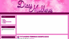 What Dicasmulheres.com website looked like in 2017 (6 years ago)