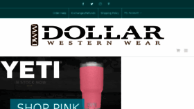 What Dollarwesternwear.com website looked like in 2017 (6 years ago)