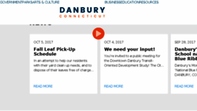 What Danbury-ct.gov website looked like in 2017 (6 years ago)