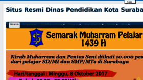 What Dispendik.surabaya.go.id website looked like in 2017 (6 years ago)