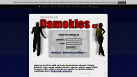 What Damokles.cz website looked like in 2017 (6 years ago)