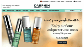 What Darphin.com website looked like in 2017 (6 years ago)