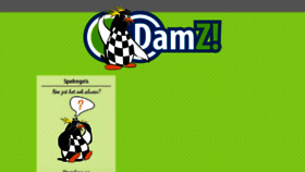 What Damz.nl website looked like in 2017 (7 years ago)