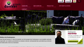 What Donkergroen.nl website looked like in 2017 (8 years ago)