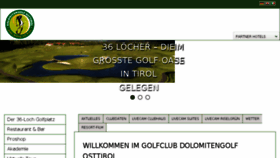 What Dolomitengolf.at website looked like in 2017 (6 years ago)