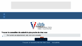 What Droit-travail-france.fr website looked like in 2017 (6 years ago)