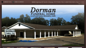 What Dormanfuneralhome.com website looked like in 2017 (6 years ago)