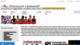 What Discountleotards.com website looked like in 2017 (8 years ago)