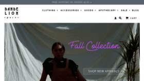 What Dandelionpost.com website looked like in 2017 (7 years ago)
