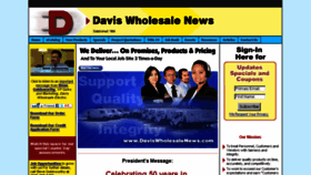 What Daviswholesale.com website looked like in 2017 (6 years ago)