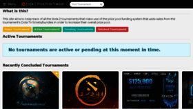 What Dota2.prizetrac.kr website looked like in 2017 (6 years ago)