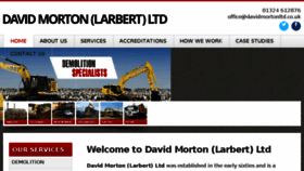 What Davidmortonltd.co.uk website looked like in 2017 (6 years ago)
