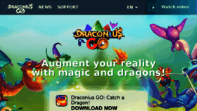 What Draconiusgo.com website looked like in 2017 (6 years ago)